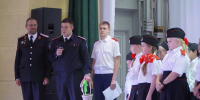 В ЦКС «Колос» состоялось торжественное посвящение в казачата учеников 3-х классов школы № 3 - Каневская телестудия